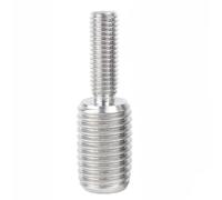 jeu fileté Vis de réduction de vis de Conversion en acier inoxydable 304, boulons M4 M5 M6 M8 M10 M12 M16, vis sans tête à Double extrémité vis trapézoïdale (Size : M5x15 to M6x15(10pcs))