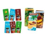 Asmodee Aritma - FRACTODINGO CE2 au CM2 - pour Enfants dès 8 Ans | Jeu de Cartes Éducatif sur les Fractions - 3 Niveaux Difficultés - Bataille, Rami, Mistigri - Format Voyage - 15 Min