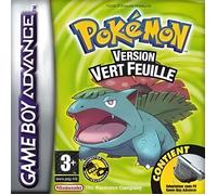 jeu gameboy advance pokemon vert feuille