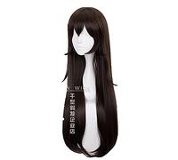 Jeu Genshin Impact Cosplay Amber Perruques Ambre Dark Brown Haute Température Long Haute Température Cheveux Peluca Anime Costume Costume Rôle Play Wig
