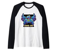 Jeu GG Neon Phoenix Gamer sur Graphique Manche Raglan