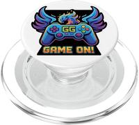 Jeu GG Neon Phoenix Gamer sur Graphique PopSockets PopGrip pour MagSafe