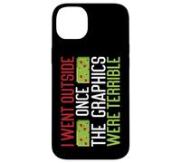 Jeu Humour I Went Outside The Graphics Were Terrible Gamer Coque pour iPhone 14 Plus