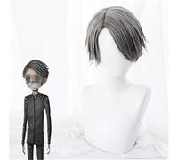 Jeu identité V Cosplay perruque embaumeur Aesop Carl jeu de rôle perruques cheveux synthétiques Halloween fête Performance Costume perruque + casquette de perruque