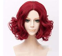 Jeu identité V Cosplay surintendant Joker perruques rouge bouclés moelleux court mode cheveux synthétiques Anime Costume perruque Pelucas