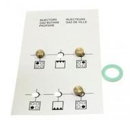 Jeu injecteur butane pour cuisinière Beko 4431900083 CDF63111DA 7717187604 - Pièce d'origine constructeur