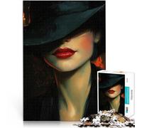 Jeu intellectuel Jouet Beauté voilée Puzzles de 1000 pièces pour Adultes 38x52cm Car C'est Un pour Toute la Famille