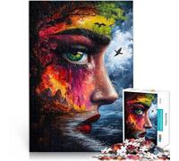 Jeu intellectuel Jouet Femme à l'œil paysager Puzzle 2000 pièces pour Adolescents 70x100cm Une œuvre d'art pour Les Personnes de 14 Ans et Plus