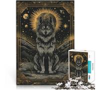 Jeu intellectuel Sentinelle Lunaire Puzzle 1000 pièces pour Adolescents 50x75cm avec des pièces de Formes aléatoires entièrement imbriquées