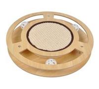 Jeu Interactif pour Chat "Griffoir & Tunnel" 33cm Naturel Beige G