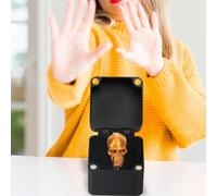Jeu interactif Tête de farce d'Halloween Surprise pour farces et blagues effrayantes avec design réaliste effrayant pour fête (A, 5 cm)