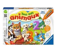 Jeu interactif tiptoi® - Tous mes animaux - Ravensburger - Découvre, associe et compte les animaux familiers