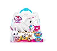 Jeu interactif ZURU PETS ALIVE Mama Bunny & Baby Lapin sonore 10 sons Bébés surprises