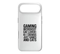 Jeu introverti Cat Lover No Crowds Just Games and Cats Coque pour iPhone Air