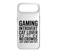Jeu introverti Cat Lover No Crowds Just Games and Cats Coque pour iPhone Air