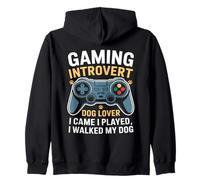 Jeu introverti Dog Lover I Came I Played I Walked My Dog Sweat à Capuche