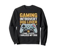 Jeu introverti Dog Lover I Came I Played I Walked My Dog Sweatshirt