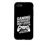 Jeu introverti Dog Lover I Play Games and Walk My Dog Coque pour iPhone SE (2020) / 7/8