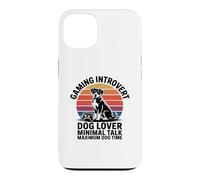 Jeu introverti Dog Time Minimal Talk Maximum Dog Time Coque pour iPhone 13