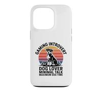 Jeu introverti Dog Time Minimal Talk Maximum Dog Time Coque pour iPhone 13 Pro