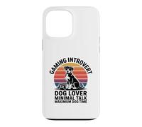 Jeu introverti Dog Time Minimal Talk Maximum Dog Time Coque pour iPhone 13 Pro Max