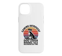 Jeu introverti Dog Time Minimal Talk Maximum Dog Time Coque pour iPhone 14 Plus