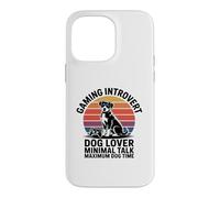 Jeu introverti Dog Time Minimal Talk Maximum Dog Time Coque pour iPhone 14 Pro Max