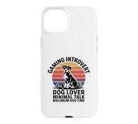 Jeu introverti Dog Time Minimal Talk Maximum Dog Time Coque pour iPhone 15 Plus