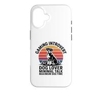 Jeu introverti Dog Time Minimal Talk Maximum Dog Time Coque pour iPhone 16