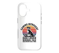 Jeu introverti Dog Time Minimal Talk Maximum Dog Time Coque pour iPhone 17