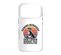 Jeu introverti Dog Time Minimal Talk Maximum Dog Time Coque pour iPhone 17 Pro