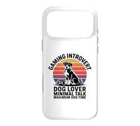 Jeu introverti Dog Time Minimal Talk Maximum Dog Time Coque pour iPhone 17 Pro Max