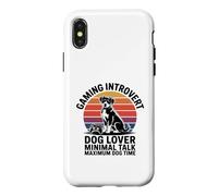 Jeu introverti Dog Time Minimal Talk Maximum Dog Time Coque pour iPhone X/XS