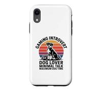 Jeu introverti Dog Time Minimal Talk Maximum Dog Time Coque pour iPhone XR
