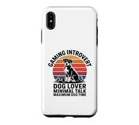 Jeu introverti Dog Time Minimal Talk Maximum Dog Time Coque pour iPhone XS Max