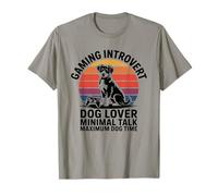 Jeu introverti Dog Time Minimal Talk Maximum Dog Time T-Shirt