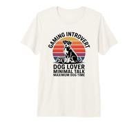 Jeu introverti Dog Time Minimal Talk Maximum Dog Time T-Shirt Haut de Gamme