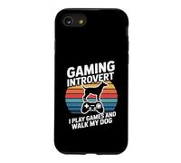 Jeu introverti I Play Games and Walk My Dog Coque pour iPhone SE (2020) / 7/8