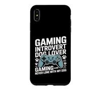 Jeu introverti pour Les Amateurs de Chiens Le Jeu ne Sera jamais Seul avec Mon Chien Coque pour iPhone XS Max