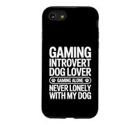 Jeu introverti pour Les Amateurs de Chiens Le Jeu ne Sera jamais Seul avec Mon Chien Coque pour iPhone SE (2020) / 7/8