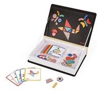 Janod - Magneti'Book Moduloform - Jeu Éducatif Magnétique 43 Pièces - Dès 3 Ans, J02720