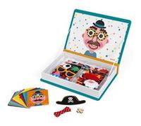 Jeu Janod Magnéti'book Crazy Faces garçon 70 magnets Bleu Bleu E