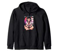 Jeu Japonais rétro Anime Girl All Day Gamer Japan Boba Tea Sweat à Capuche