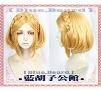 Jeu la légende de Zelda: souffle de la princesse sauvage Zelda cheveux blonds courts résistant à la chaleur Costume Cosplay perruques + bonnet de perruque