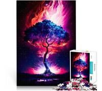 Jeu l'arbre des Âmes Puzzle pour Adultes 1000 pièces 26x38cm avec Affiche et Feuille de Questions correspondantes à partir de 14 Ans