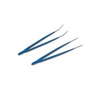 jeu laser 6692 de pinces brucelles en inox - 2 pcs -