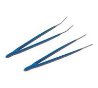 jeu laser 6692 de pinces brucelles en inox - 2 pcs - Laser Tools G