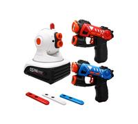 Jeu Laser Tag avec Projecteur - 2 Pistolets Laser Mini pour Enfants 3+, Jeu Intérieur/Extérieur pour Activité Familiale, Cadeau pour Garçons et