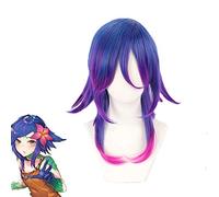 Jeu Lol Neeko Cosplay perruques le curieux caméléon dégradé court résistant à la chaleur synthétique cheveux perucas Costume perruque
