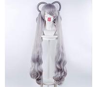 Jeu LOL perruque Sona Buvelle Maven des cordes gris longs bouclés cheveux synthétiques perruques ligue des légendes Costume Cosplay perruques